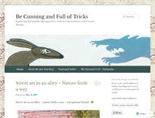 Tablet Screenshot of becunningandfulloftricks.com
